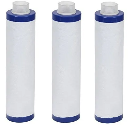 9 inch Yarn Wound Filter -Threaded Cartridge - Set of 3
